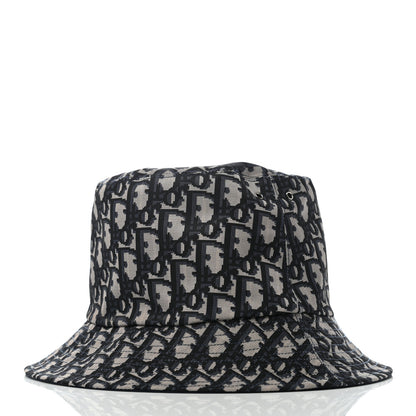 Christian Dior Oblique Reversible Teddy-D Brim Bucket Hat 57 Blue 3 of 13