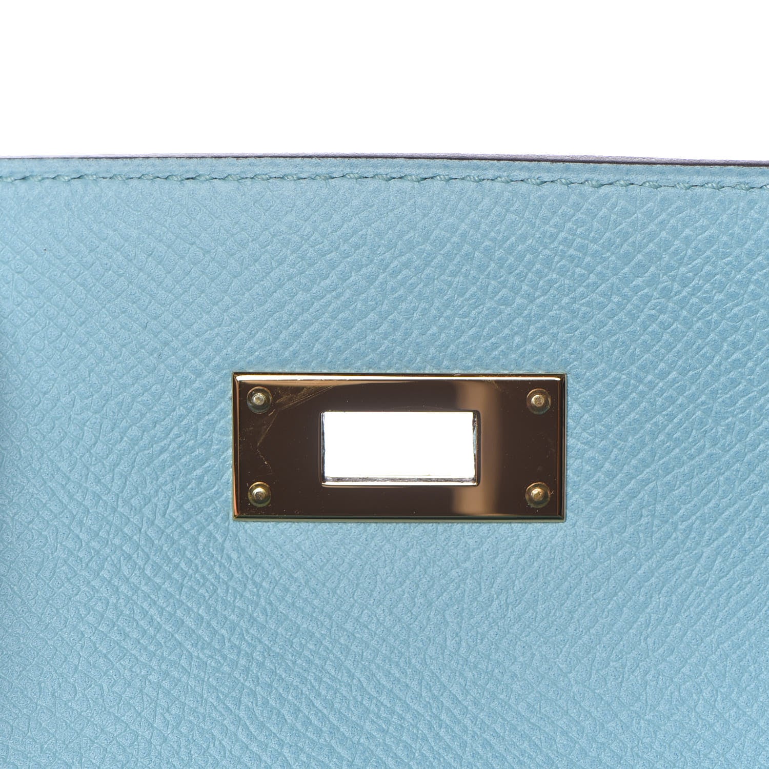 Hermes Epsom Kelly Sellier 28 Bleu Atoll 16 of 34