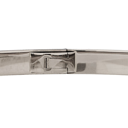 Cartier 18K White Gold Small LOVE Bracelet 17 5 of 9