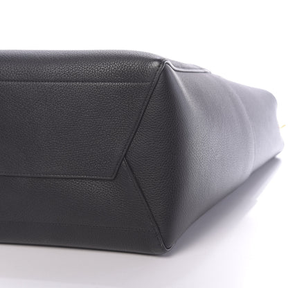 Celine Soft Grained Calfskin Sangle Bucket Bag Black 9 of 10