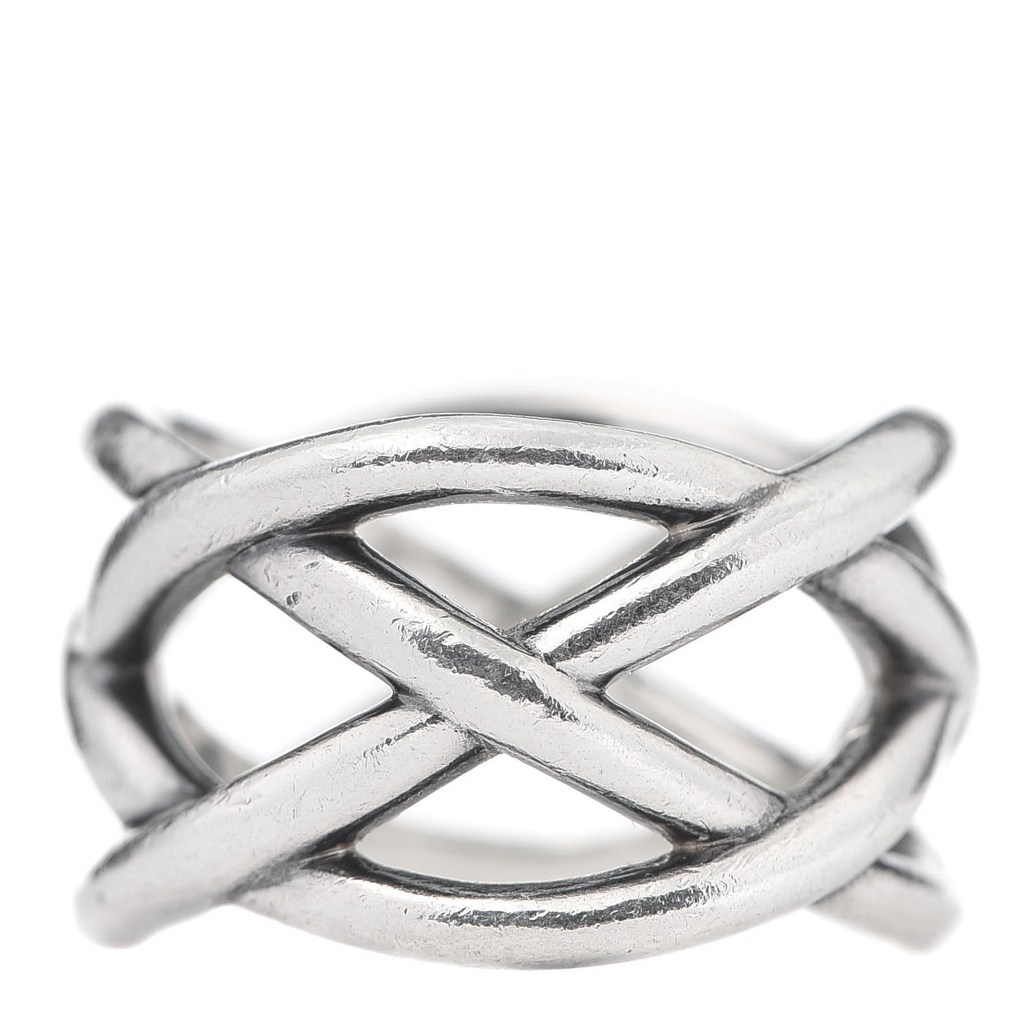 Sterling Silver Celtic Knot Ring 50 5.5