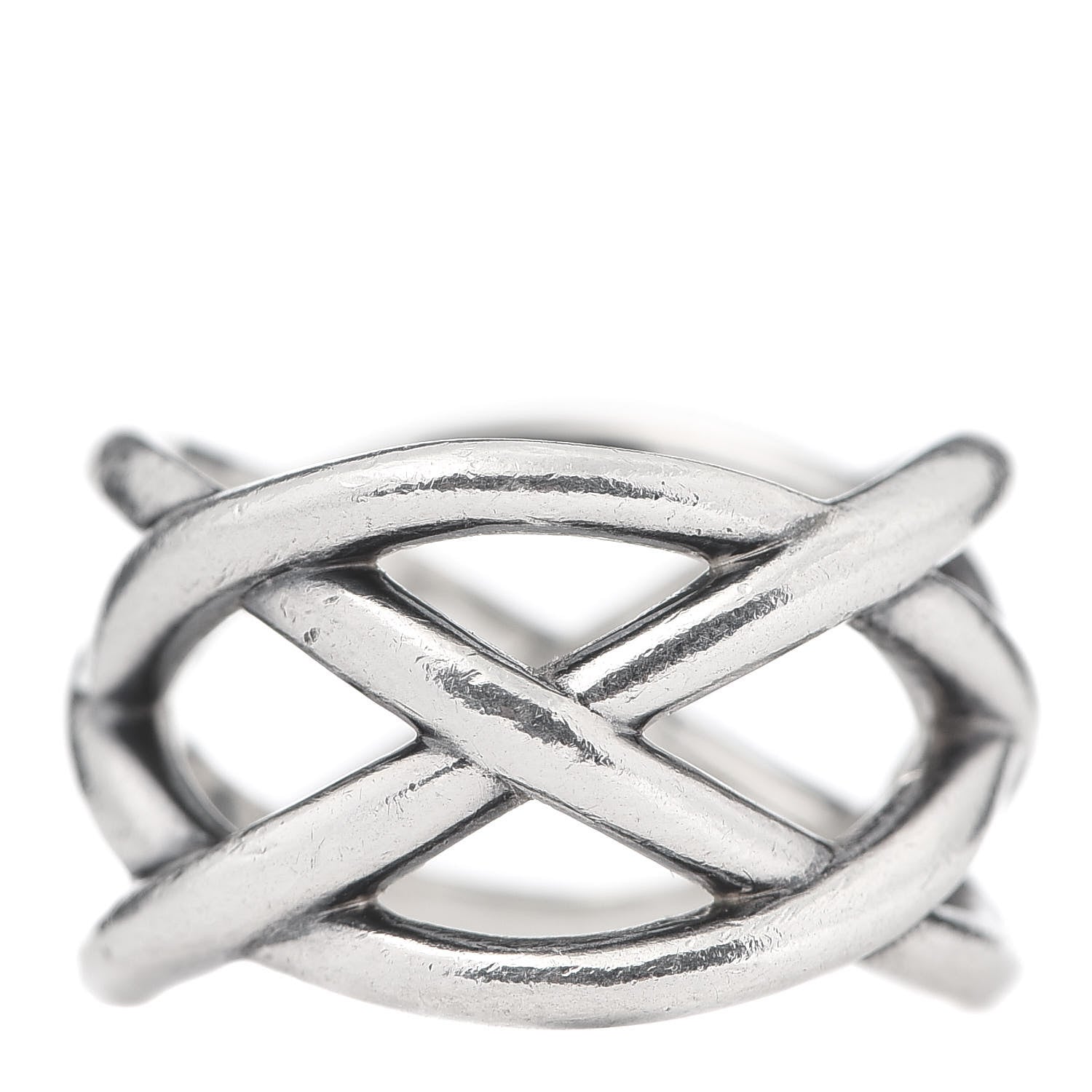 Tiffany Sterling Silver Celtic Knot Ring 50 5.5 3 of 4