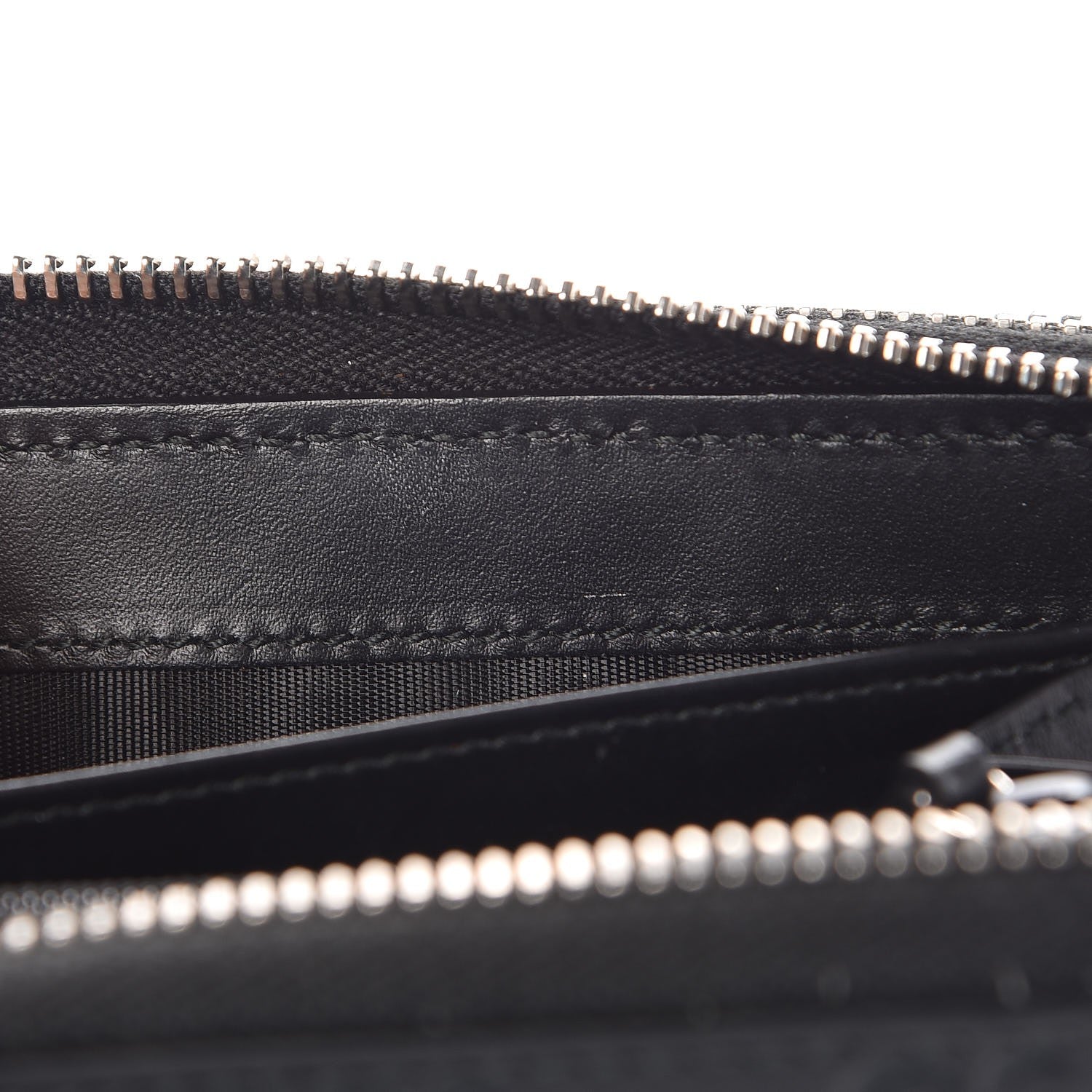 Gucci Guccissima Signature Travel Document Case Black 10 of 12