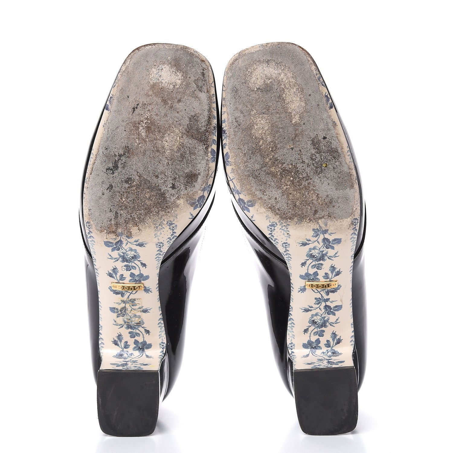 Gucci Vernice GG Victoire 55mm Loafer Pumps 39 Black 5 of 13