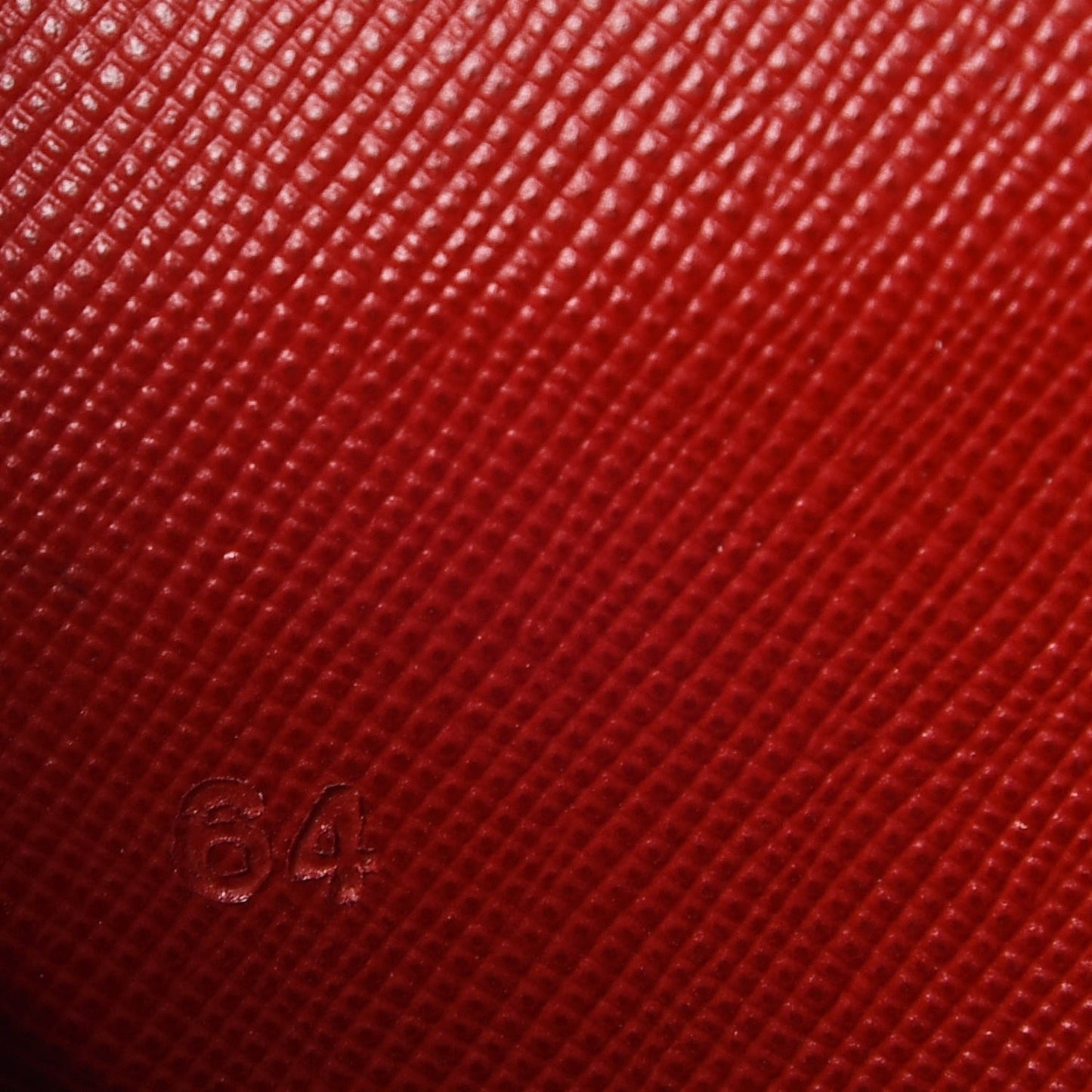 Saffiano Metal Continental Wallet Flap Fuoco