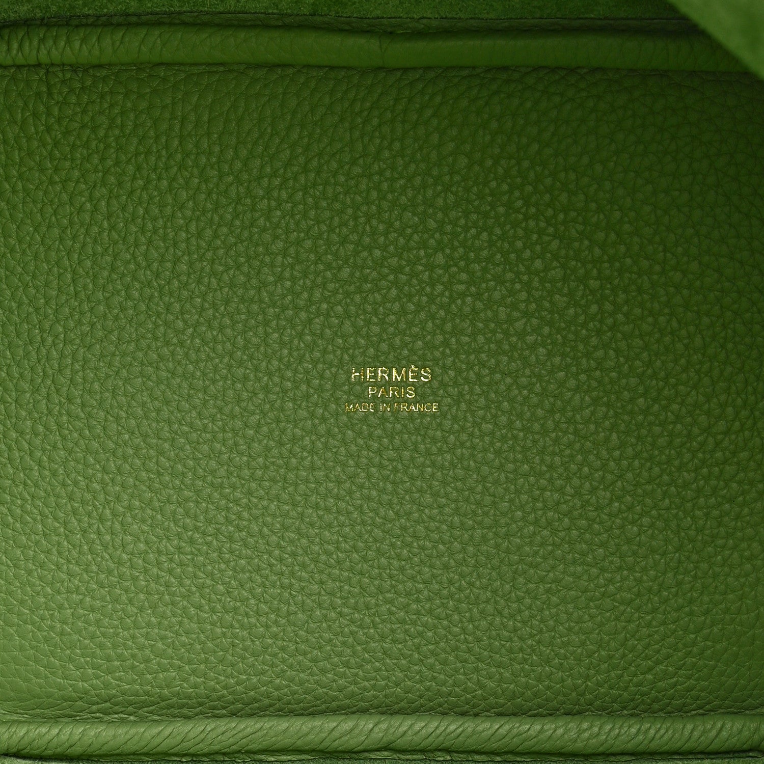 Hermes Taurillon Maurice Picotin Lock 18 PM Vert Criquet 6 of 11