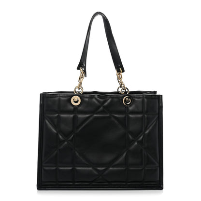 Christian Dior Calfskin Archicannage Medium Essential Tote Black 1 of 11