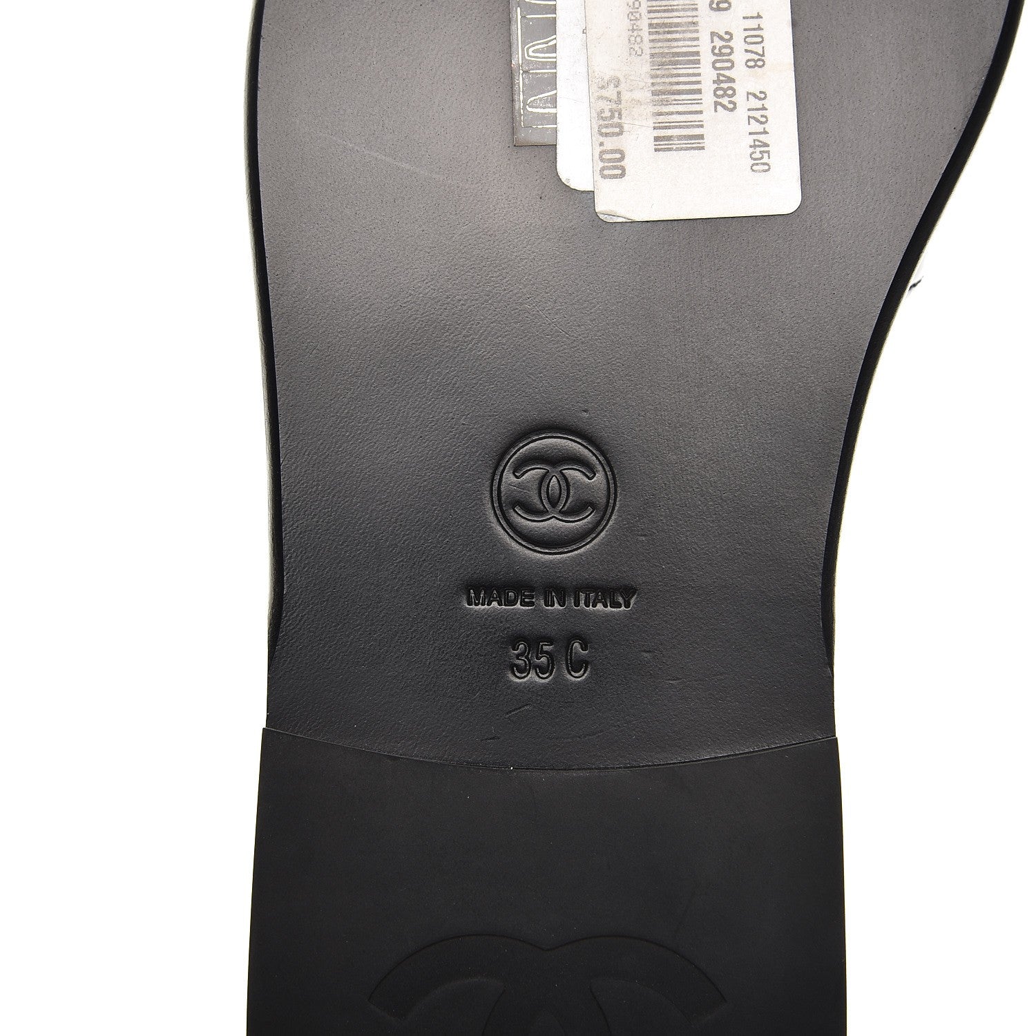Chanel Patent Calfskin CC Slip On Mules 35 Black 7 of 10