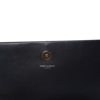 Saint Laurent Smooth Calfskin Medium Classic Monogram Kate Tassel Satchel Black 12 of 15