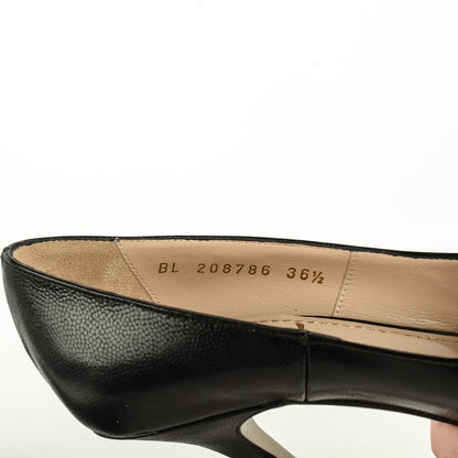 Saint Laurent Vernigolf Tribtoo 105 Platform Pumps 36.5 Black 8 of 8