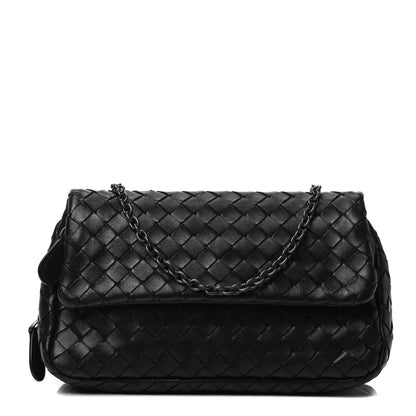 Bottega Veneta Nappa Intrecciato Small Chain Crossbody Black 1 of 4