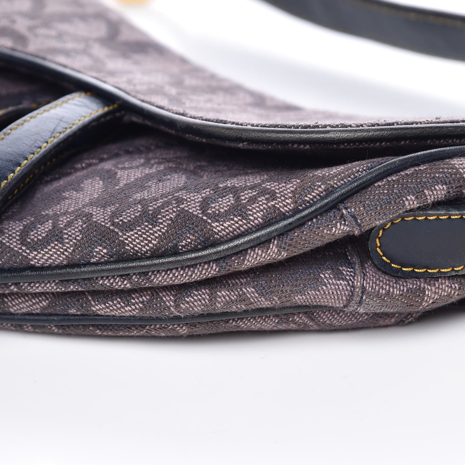 Christian Dior Monogram Saddle Bag Blue 11 of 14