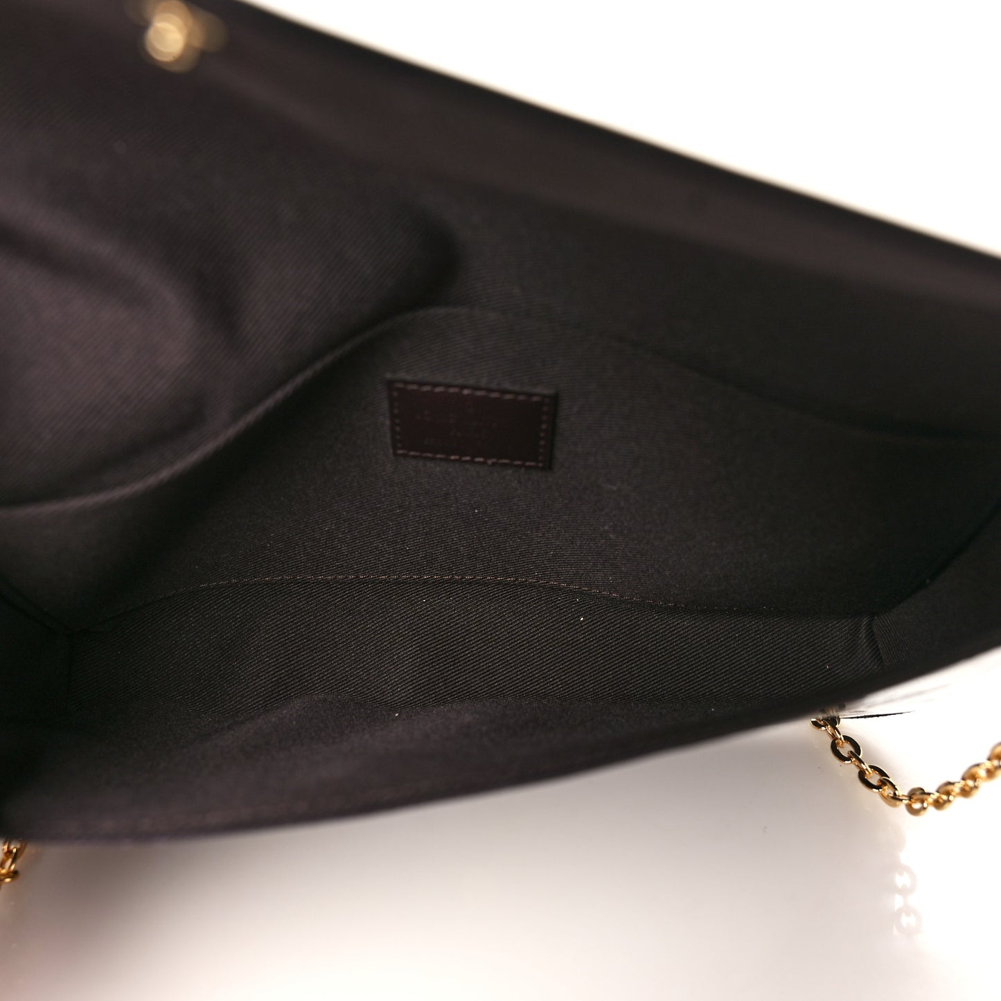 Vernis Pochette Felicie Chain Wallet Amarante