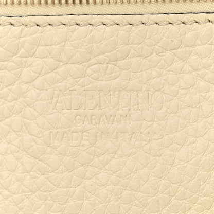 Valentino Garavani Pebbled Calfskin Mini Rockstud Tote Ivory 6 of 16