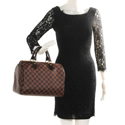 Louis Vuitton Damier Ebene Speedy 30 2 of 8