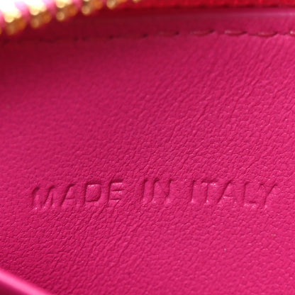 Christian Dior Lambskin Cannage Mini Lady Dior Zip Portemonnaie Rani Pink 7 of 9