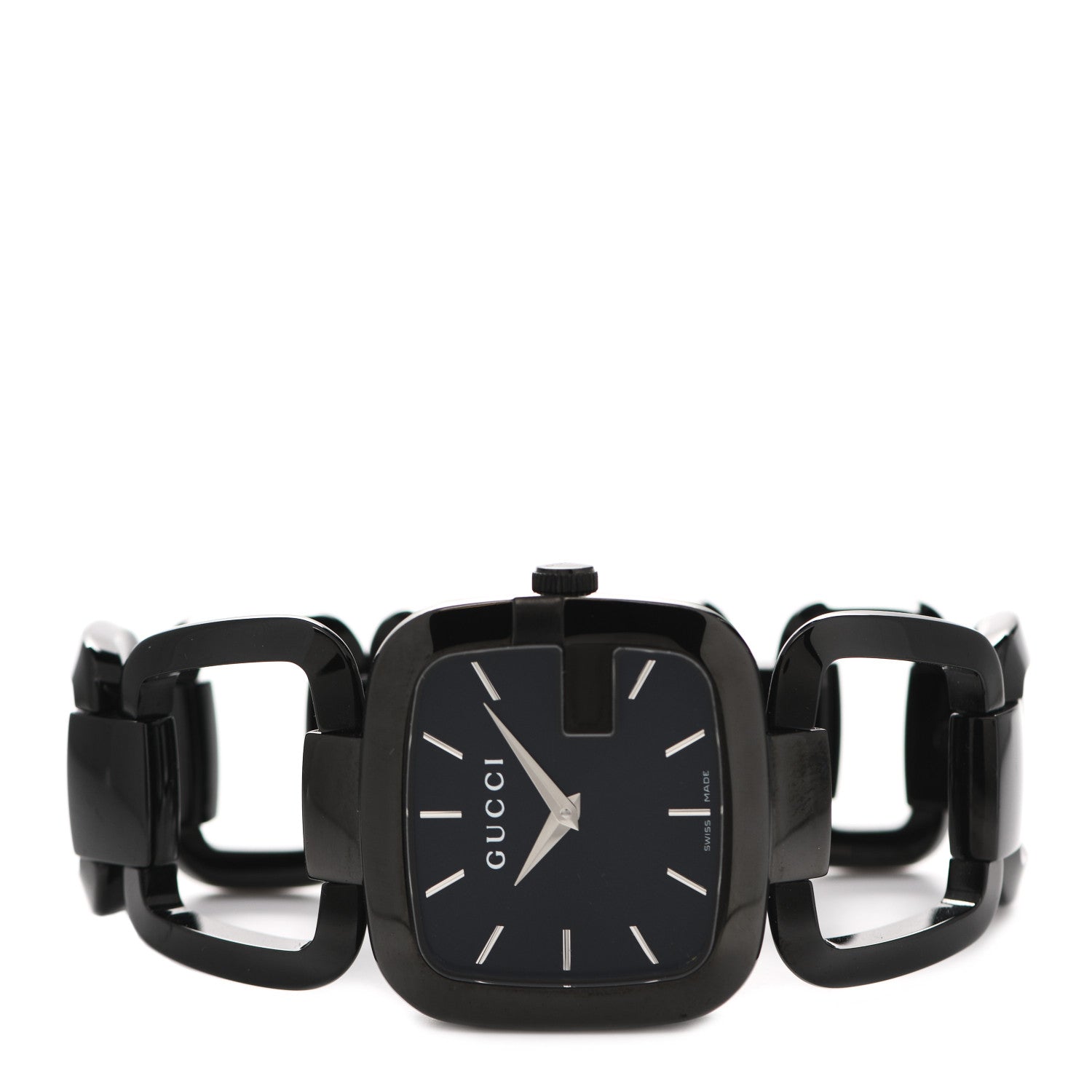 Gucci PVD Stainless Steel 28mm G-Gucci Square Quartz Watch Black 2 of 4