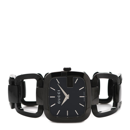 Gucci PVD Stainless Steel 28mm G-Gucci Square Quartz Watch Black 2 of 4