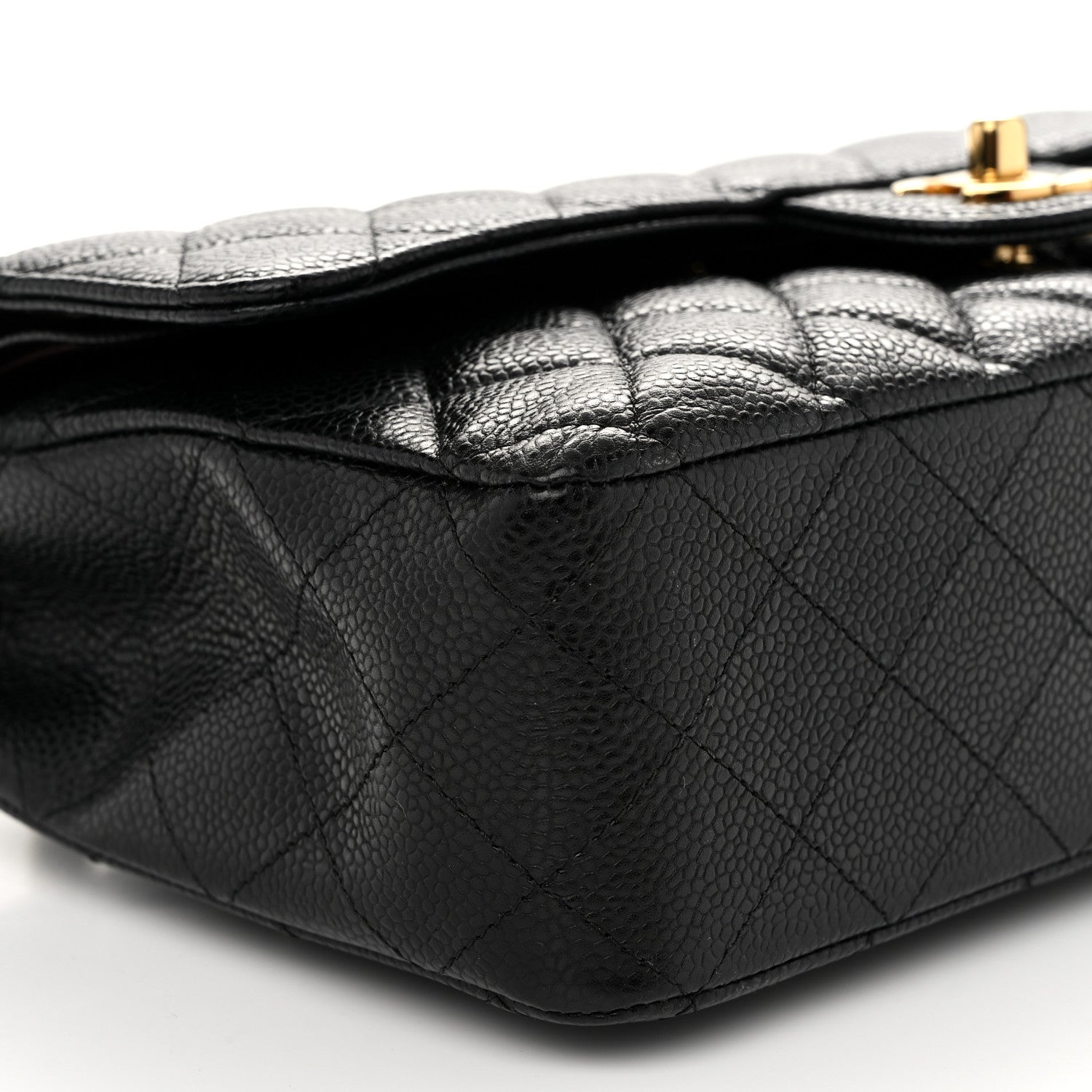 Chanel Caviar Quilted Medium Double Flap Black 9 of 10