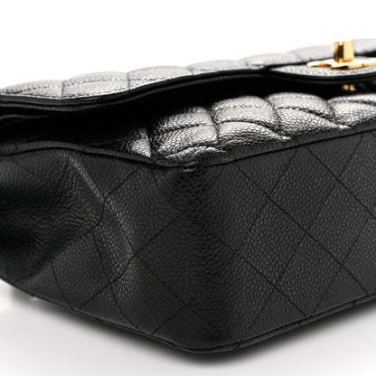 Chanel Caviar Quilted Medium Double Flap Black 9 of 10