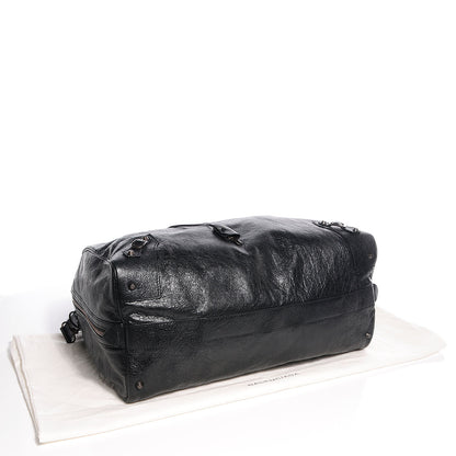 Balenciaga Agneau 24Hour Voyage Travel Bag Black 8 of 14