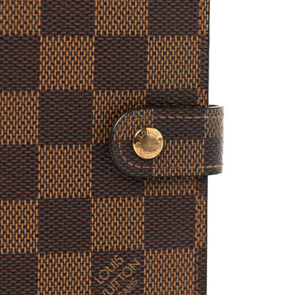Louis Vuitton Damier Ebene Small Ring Agenda Cover 7 of 7