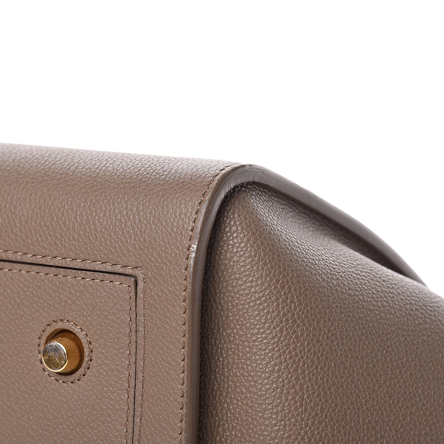 Crisped Calfskin Medium Tie Knot Tote Taupe