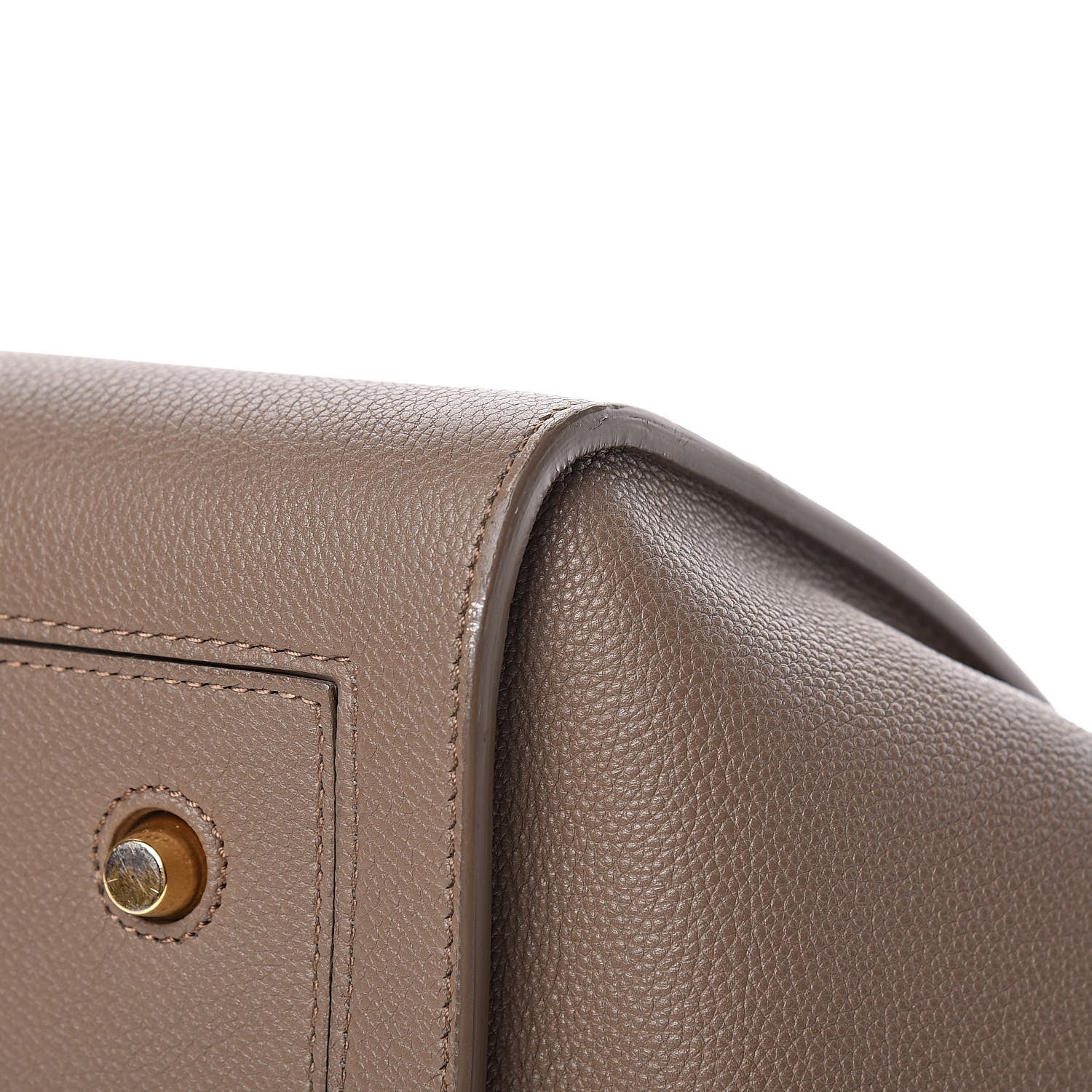 Celine Crisped Calfskin Medium Tie Knot Tote Taupe 29 of 31