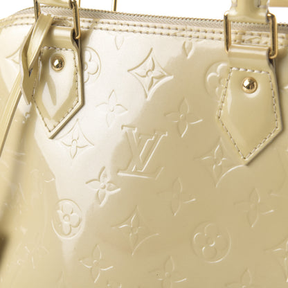 Louis Vuitton Vernis Alma PM Blanc Corail 9 of 10