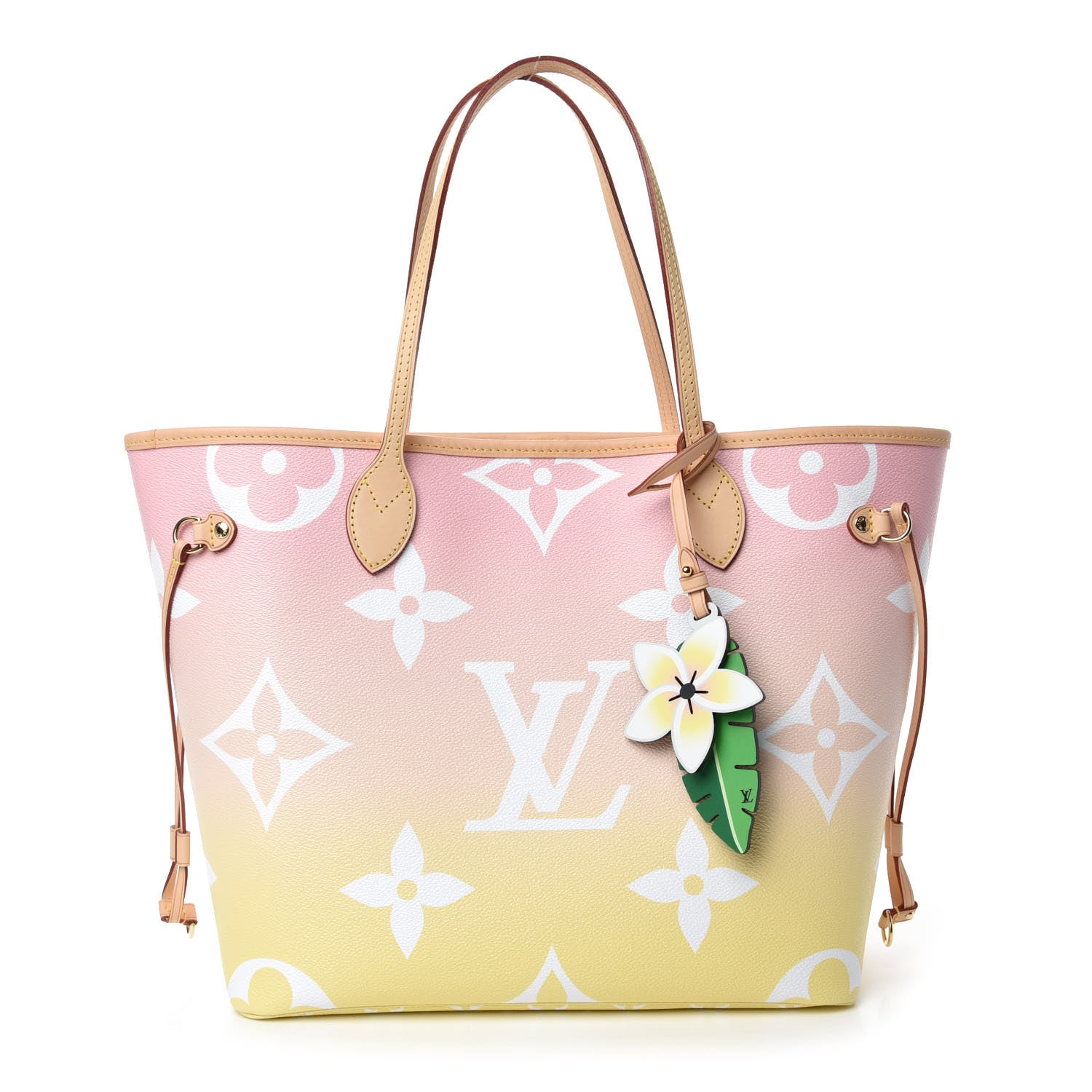 Louis Vuitton Monogram Giant By The Pool Neverfull MM Light Pink 3 of 11