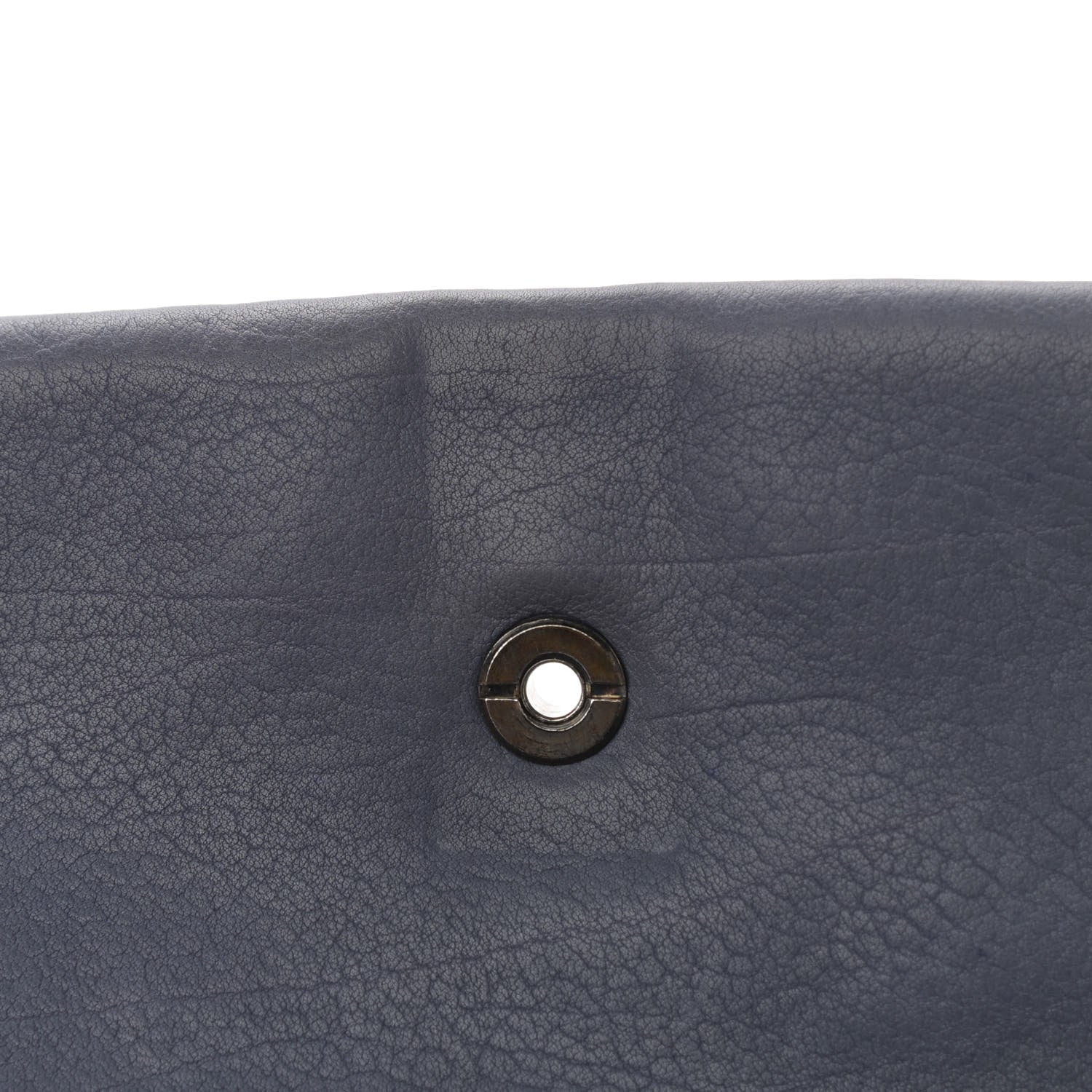 Chanel Washed Calfskin Diamond Stitch Hamptons Clutch With Chain Blue 13 of 13