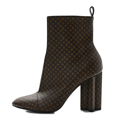 Louis Vuitton Nano Monogram Silhouette Ankle Boots 38 1 of 9