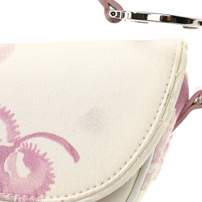 Christian Dior Monogram Floral Saddle Bag Pink 17 of 18