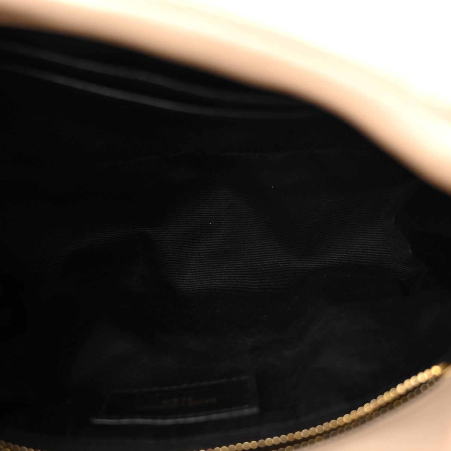 Saint Laurent Lambskin Quilted Toy Loulou Puffer Monogram Chain Satchel Nude Powder 5 of 10