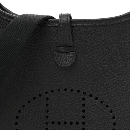 Hermes Taurillon Clemence Evelyne TPM Black 8 of 11