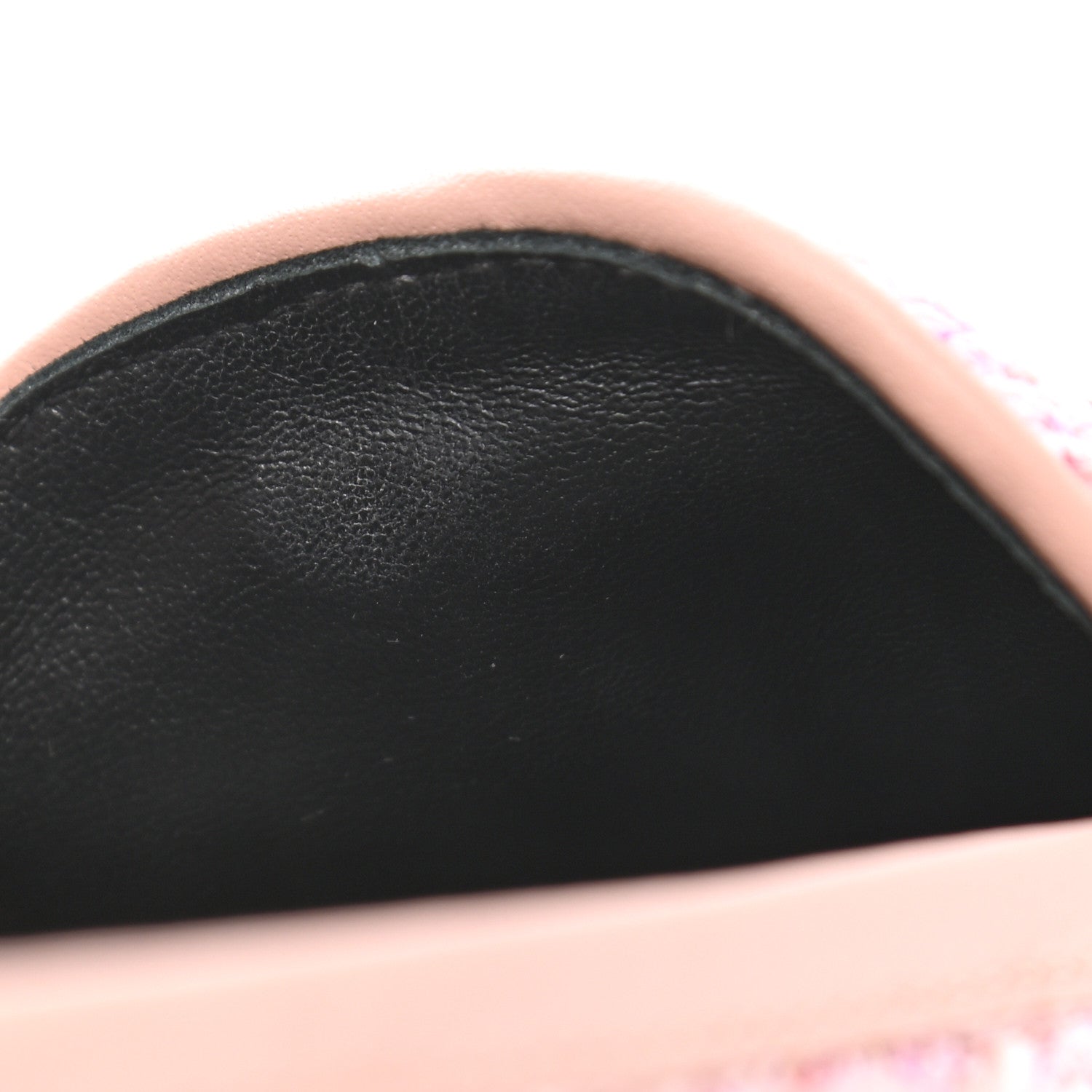 Gucci Wool Tweed Horsebit Womens Jordaan Loafers 36 Pink White Perfect Pink 9 of 11