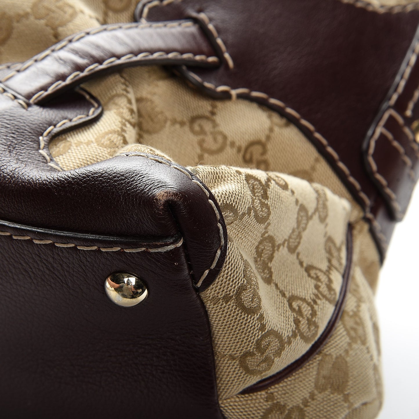 Monogram Medium Horsebit Nail Boston Brown