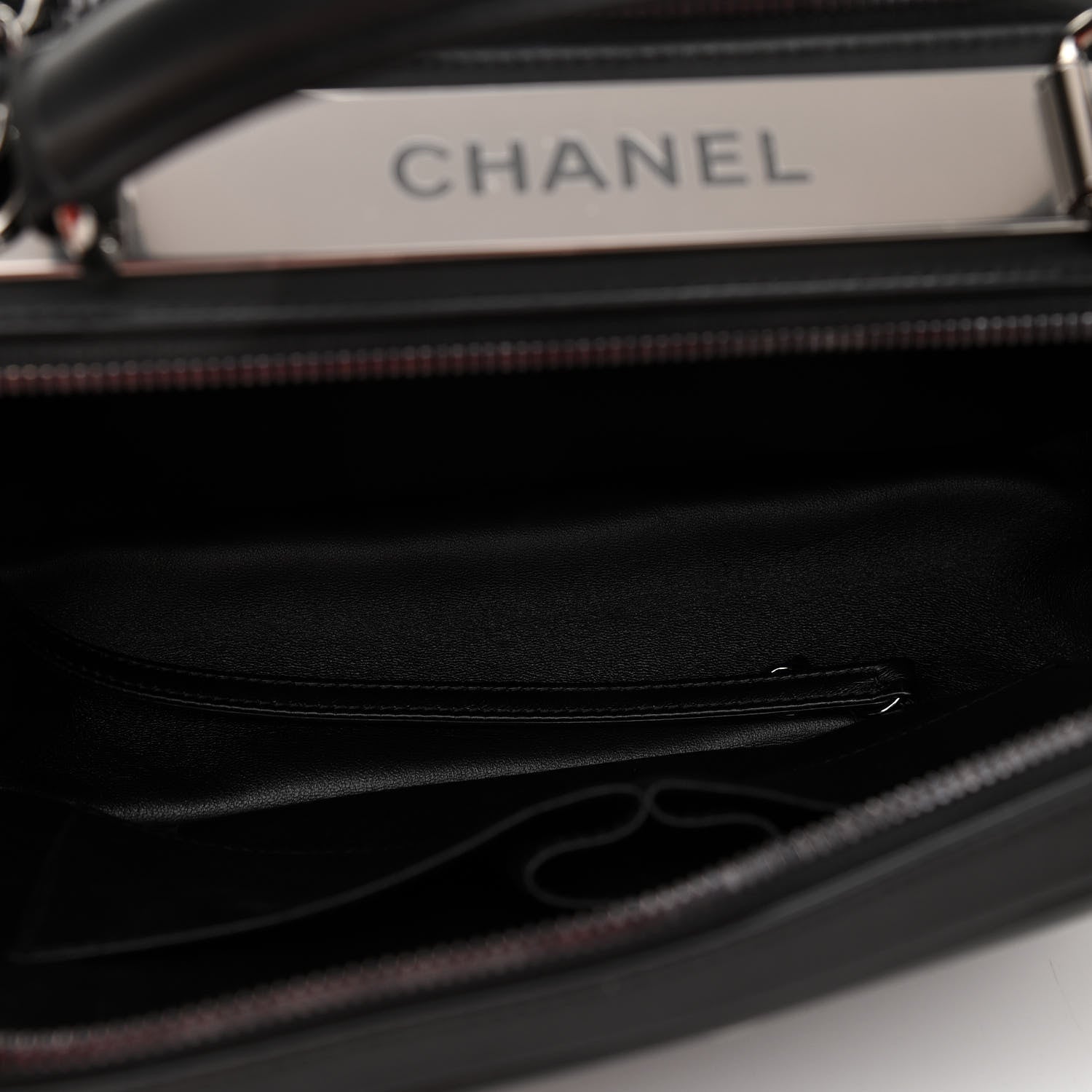 Chanel Calfskin Small Trendy CC Bowling Bag Black 7 of 11