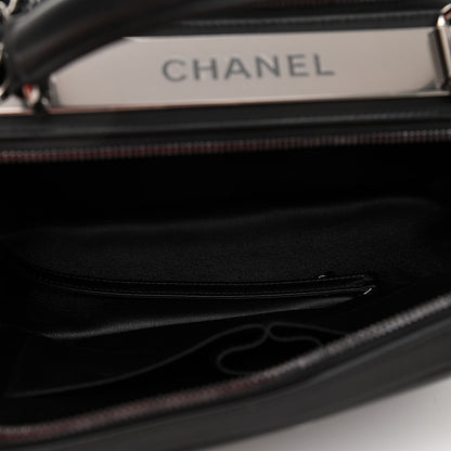 Chanel Calfskin Small Trendy CC Bowling Bag Black 7 of 11