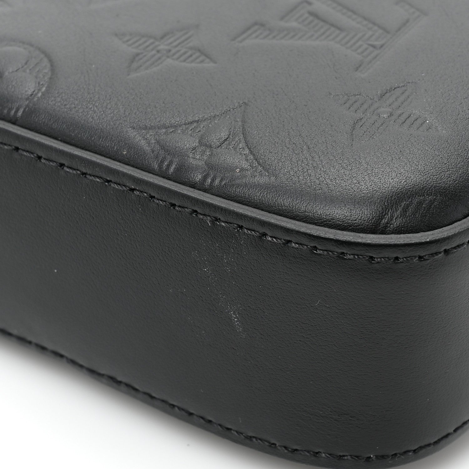 Louis Vuitton Calfskin Monogram Shadow Duo Messenger Black 10 of 11