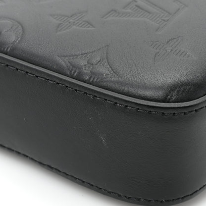Louis Vuitton Calfskin Monogram Shadow Duo Messenger Black 10 of 11