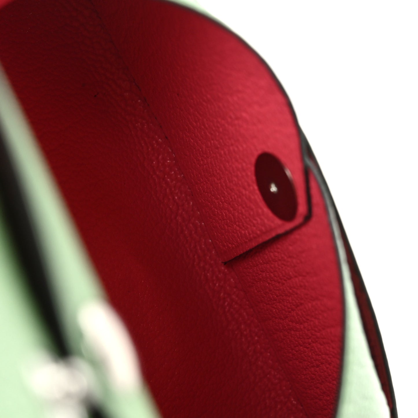 Chevre Mysore Verso Calvi Duo Card Case Vert Criquet