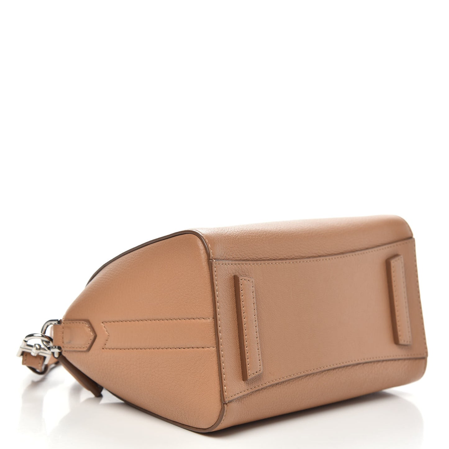 Sugar Goatskin Mini Antigona Medium Beige