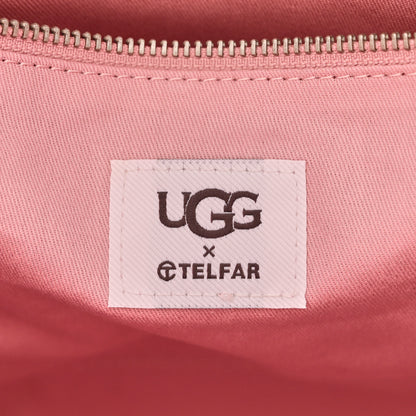 Telfar X UGG Suede Shearling Medium Shopping Bag Pink 6 of 11