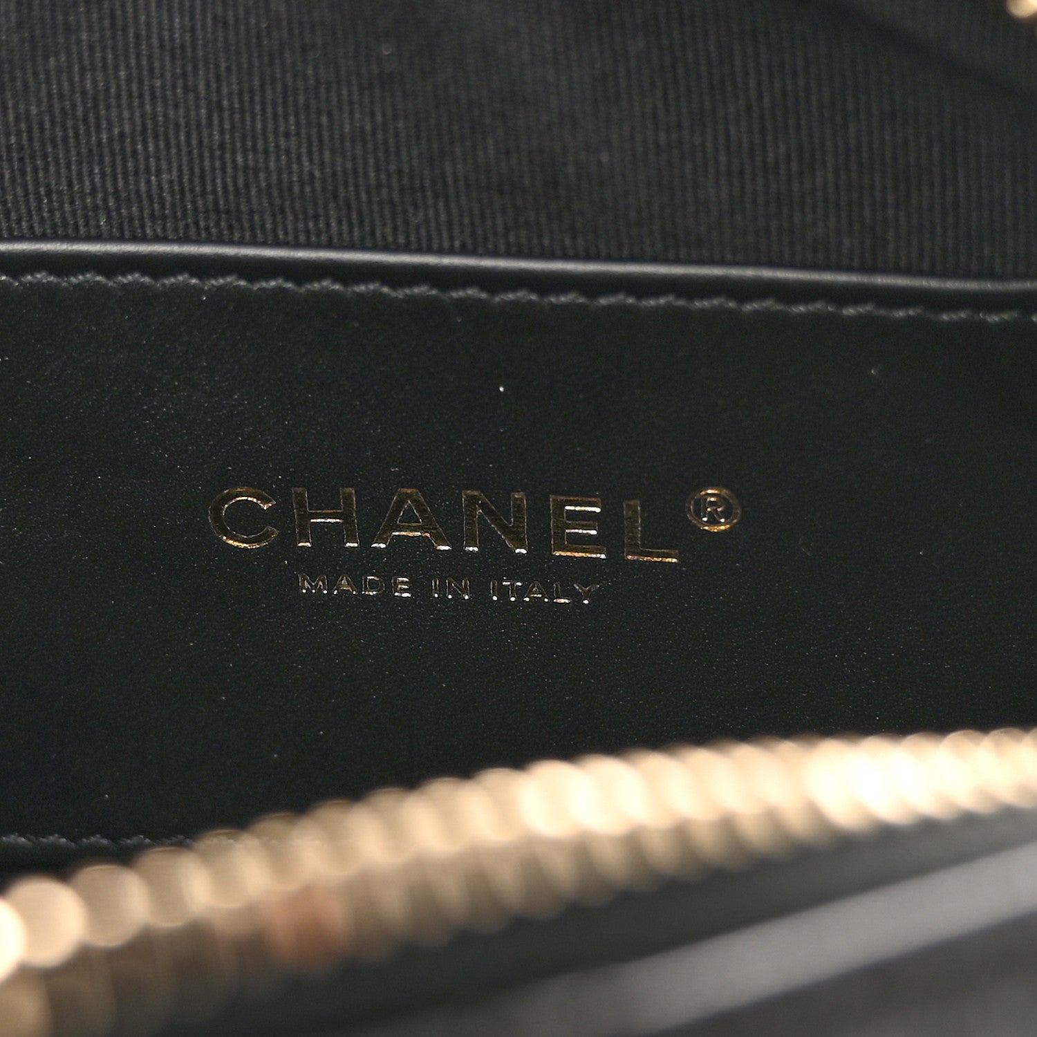 Chanel Lambskin Quilted Mini Pillow Crush Camera Case Black 6 of 11