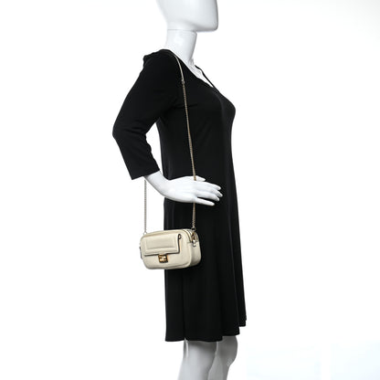 Fendi Vitello Grace Matte Easy Baguette White 2 of 11