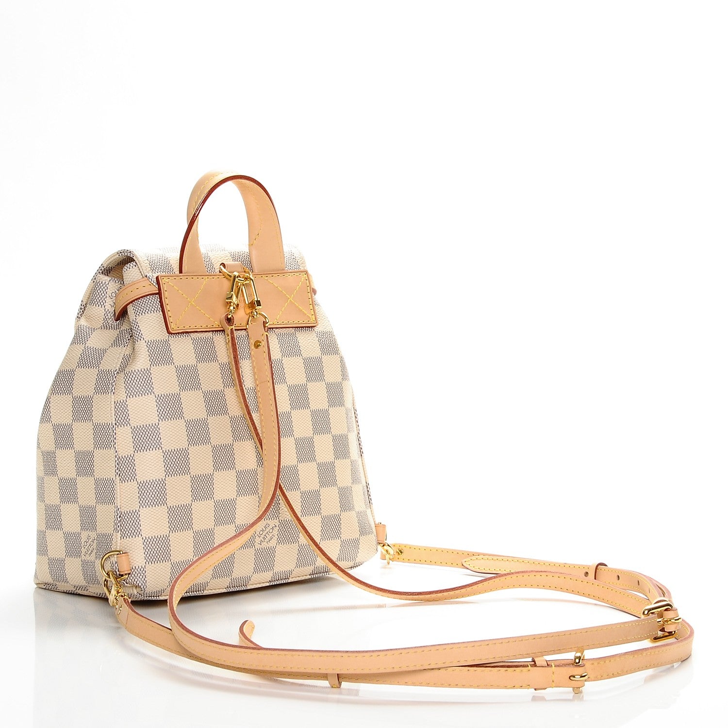 Louis Vuitton Damier Azur Sperone BB Backpack 3 of 6