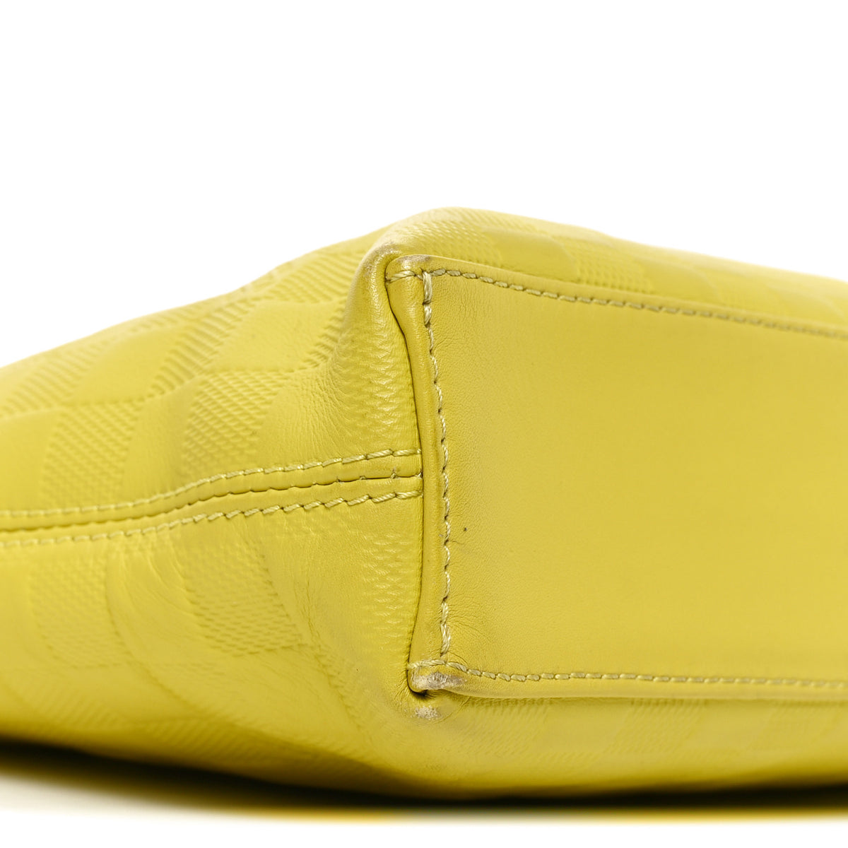 Damier Infini Porte-Documents Vert Acide