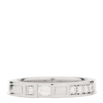Harry Winston Platinum Diamond Traffic Wedding Band Ring 45 3.5 1 of 5