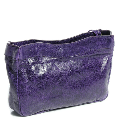 Balenciaga Chevre Porte Toilette Makeup Clutch Violet 3 of 11